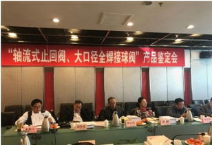 江蘇鹽電大口徑高壓球閥和軸流式止回閥通過新產品鑒定